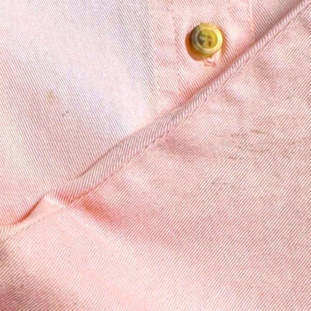 PTNY Pink Cotton Teacher Shirt Embroidered Apples Notebook A+ Vintage Large - Picture 6 of 7